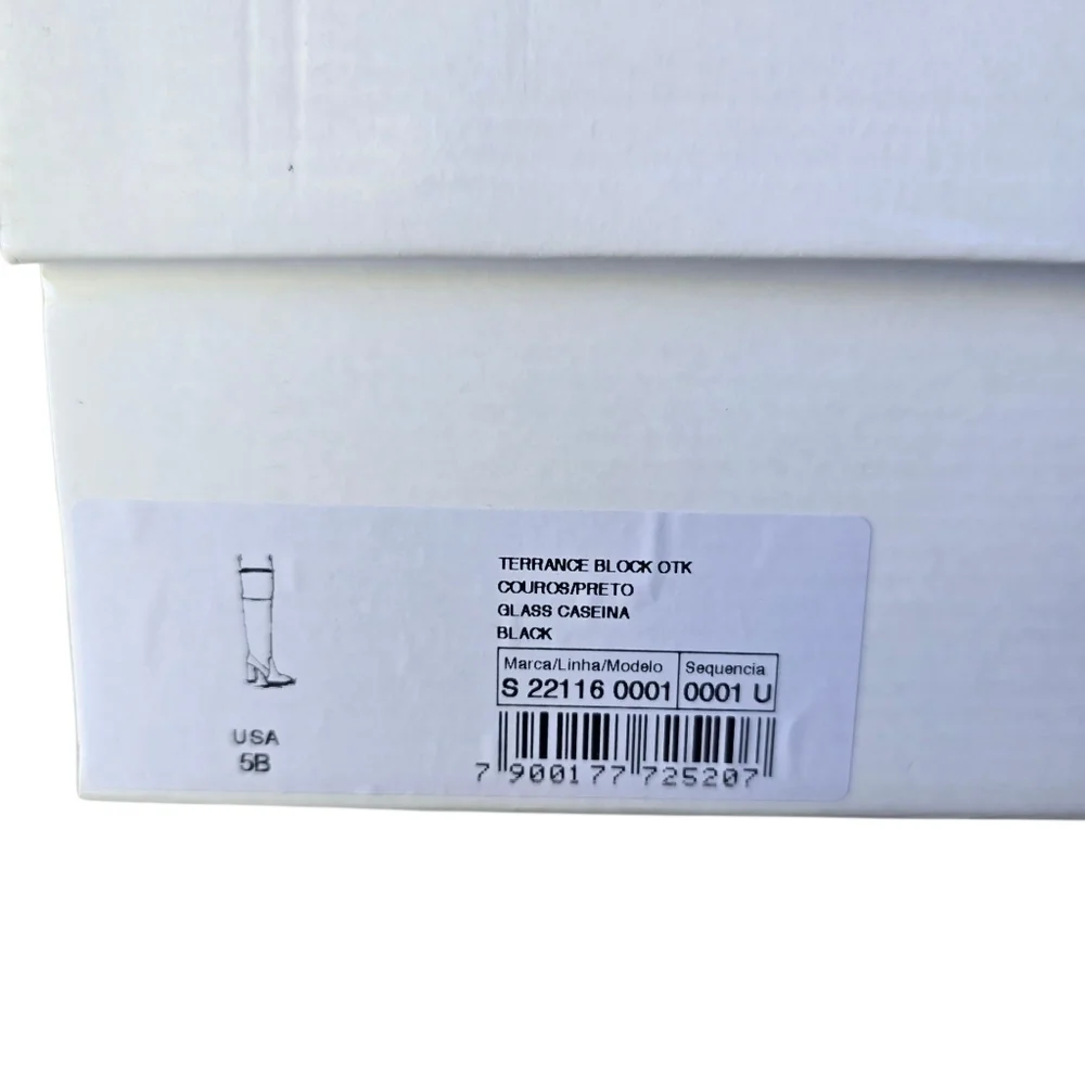 NIB Schutz Terrance Over-The-Knee Block Boots, Size 5B